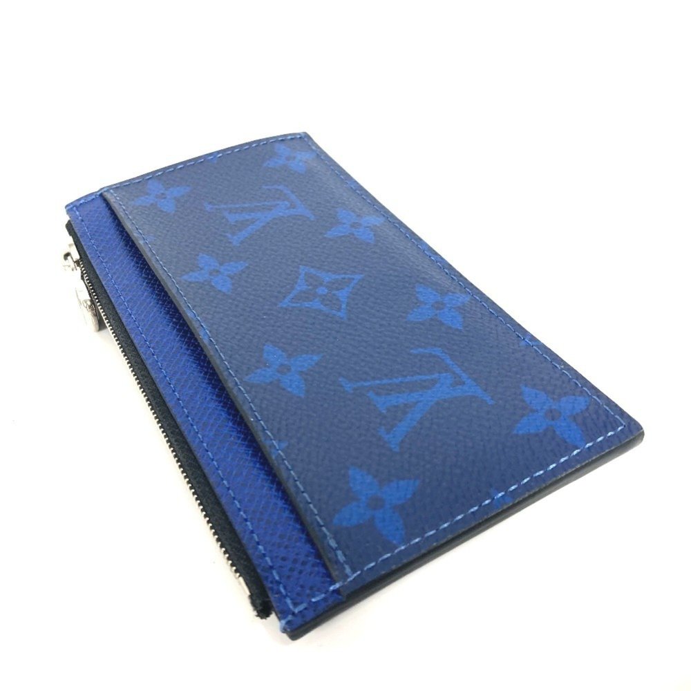LOUIS VUITTON M30270 Taiga Rama Coin Card Holder Compact Wallet Wallet/Coin - Picture 8 of 10